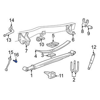 Ford OE - Rear Suspension Stabilizer Bar Link Bushing