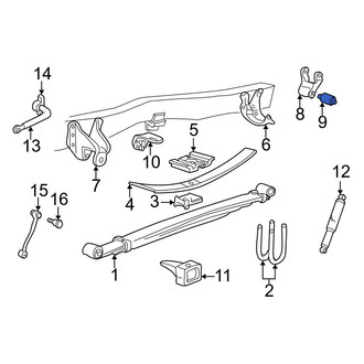 Ford OE - Rear Leaf Spring Bushing