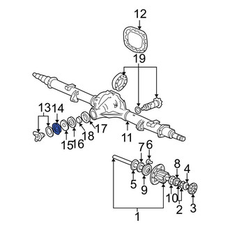 Ford OE - Front Differential Pinion Seal