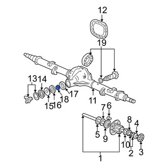 Ford OE - Differential Crush Sleeve