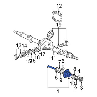 Ford OE - Front Wheel Bearing and Hub Assembly
