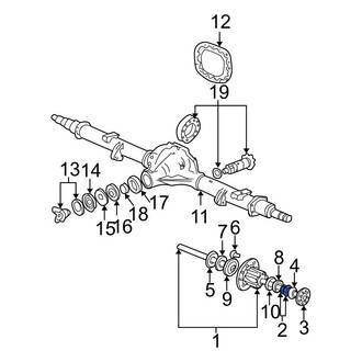 Ford OE - Rear CV Joint Nut