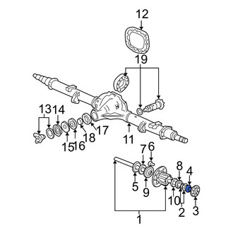 Ford OE - Front Outer Drive Axle Shaft Seal