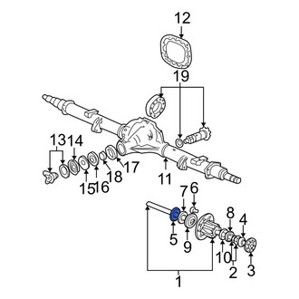 Ford OE - Rear Wheel Seal