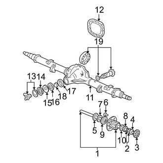Ford OE - Rear Suspension - Axle Housing (Cab & Chassis - Crew Cab / Cab & Chassis - Conventional)