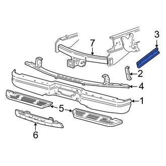 Ford OE - Rear Inner Bumper Face Bar Bracket