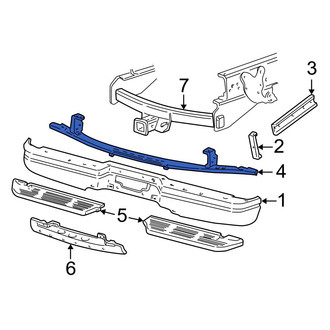 Ford OE - Rear Bumper Face Bar Reinforcement Beam