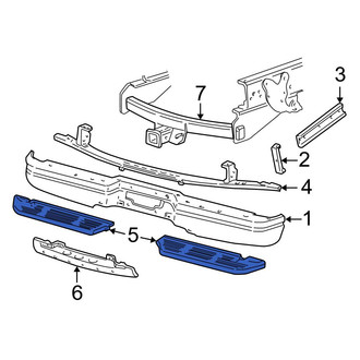 Ford OE - Rear Left Upper Bumper Step Pad