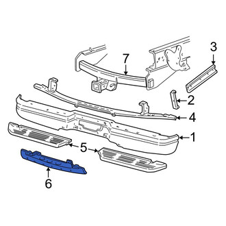 Ford OE - Rear Lower Bumper Step Pad
