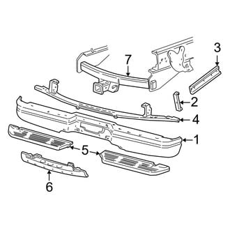 Ford OE - Rear Bumper - Bumper & Components