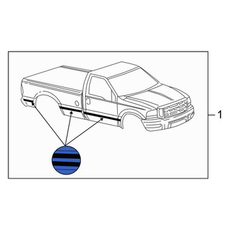 Ford OE - Right Body Decal Kit