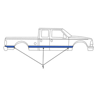 Ford OE - Center Left Body Decal Kit