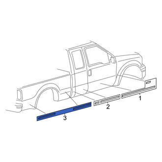 Ford OE - Rear Left Body Decal Kit