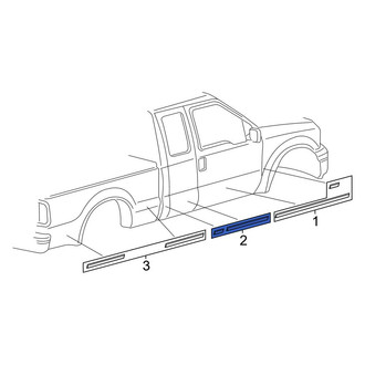 Ford OE - Center Left Body Decal Kit