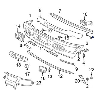 Ford OE - Rear Bumper Impact Absorber Bolt