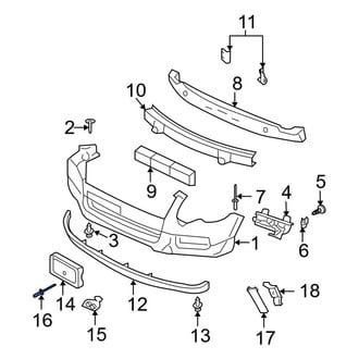 Ford OE - Bumper Cover Retainer