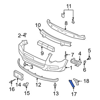 Ford OE - Front Left Forward Fender Flare