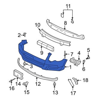 Ford OE - Front Bumper Cover