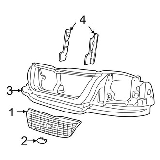 Ford OE - Grille & Components (Eddie Bauer / Limited / Sport / XLS / XLT)