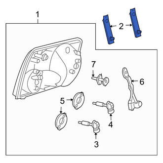 Ford OE - Headlight Fastener Clip