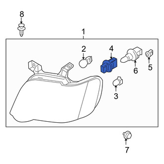 Ford OE - Rear Back Up Light Socket
