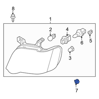 Ford OE - Headlight Grommet