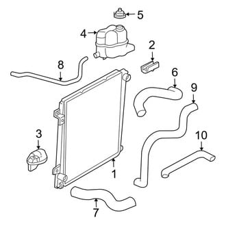 Ford OE - Cooling - Radiator & Components (Sport Utility 4.0L)