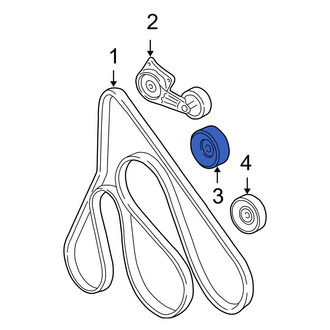 Ford OE - Accessory Drive Belt Idler Pulley