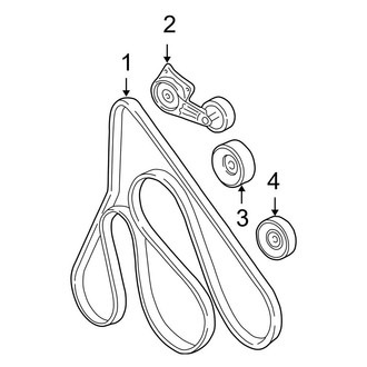 Ford OE - Cooling - Belts & Pulleys (4.6L)