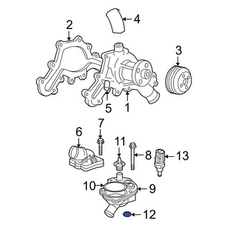 Ford OE - Engine Coolant Thermostat Housing Gasket