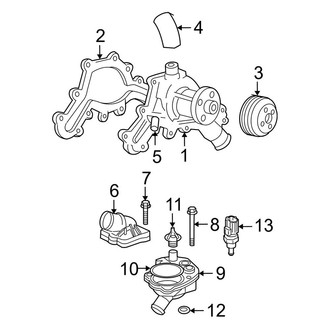 Ford OE - Cooling - Water Pump (4.0L)