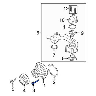 Ford OE - Engine Water Pump Bolt