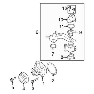 Ford OE - Cooling - Water Pump (4.6L)