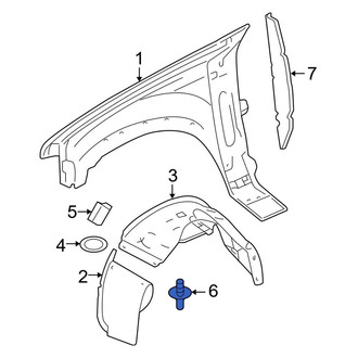 Ford OE - Fender Liner Retainer