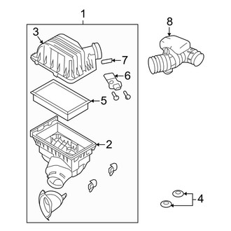 Ford OE - Engine - Air Intake (Eddie Bauer / Limited / XLT 4.0L)