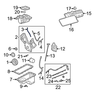Ford OE - Right Engine Timing Cover Gasket