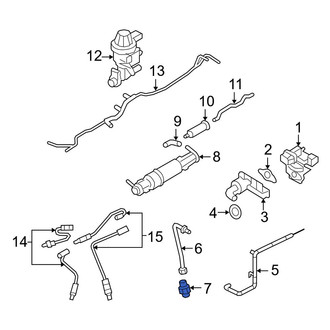 Ford OE - Exhaust Gas Recirculation (EGR) Tube Adapter