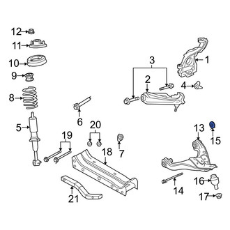 Ford OE - Suspension Control Arm Nut