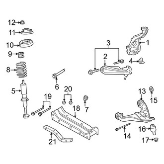 Ford OE - Front Suspension - Suspension Components (RWD)