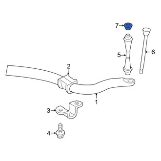 Ford OE - Front Suspension Stabilizer Bar Link Nut