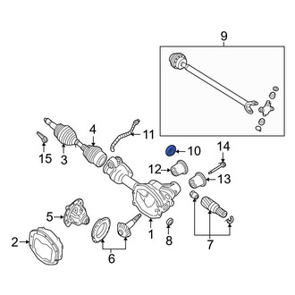 Ford OE - Front Differential Pinion Seal