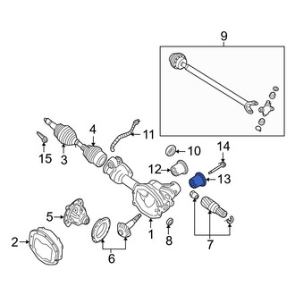 Ford OE - Front Lower Differential Mount