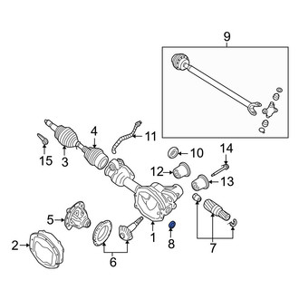 Ford OE - Front Inner Drive Axle Shaft Bearing