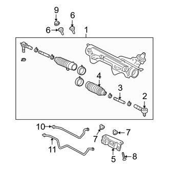 Ford OE - Steering Gear & Linkage (Eddie Bauer / Limited / XLT 4.0L)