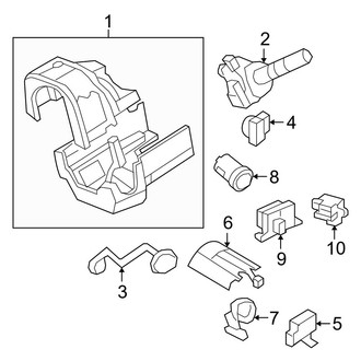Ford OE - Steering Column - Shroud, Switches & Levers