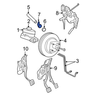 Ford OE - Power Brake Booster Check Valve