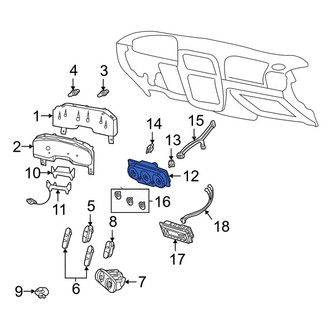 Ford OE - HVAC Temperature Control Panel