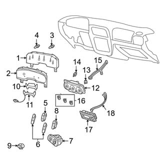 Ford OE - Instrument Panel - Cluster & Switches (Sport Utility)
