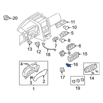 Ford OE - HVAC Blower Control Switch