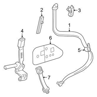 Ford OE - Restraint Systems - Front Seat Belts